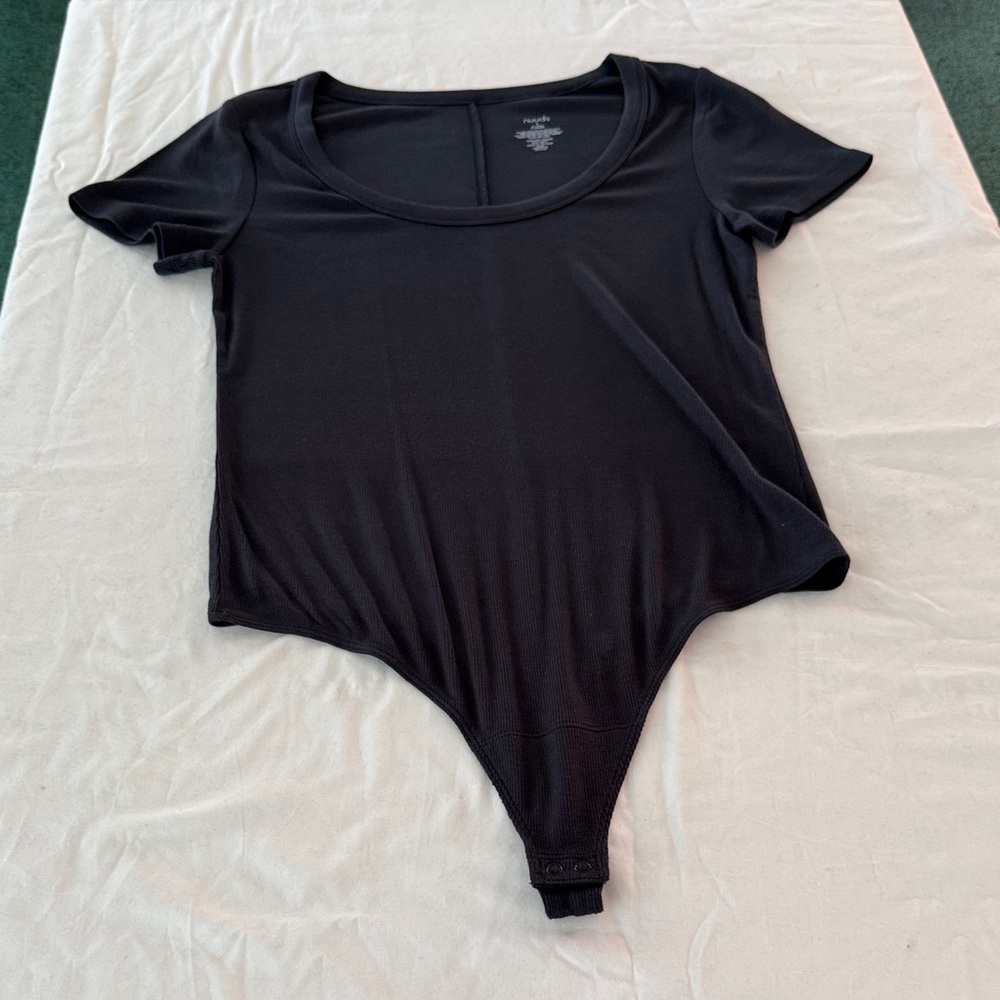 nuuds Black Women's Bodysuit Top
